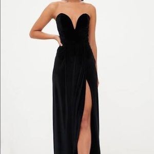 Black maxi dress NWT
